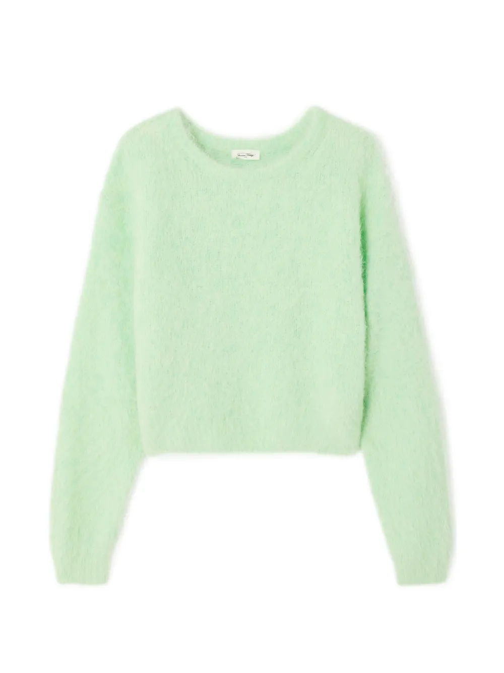 American Vintage crew-neck long-sleeve sweater - Verde