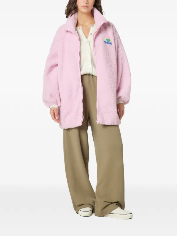 American Vintage Jaqueta Hoktown Oversized Com Zíper | Rosa