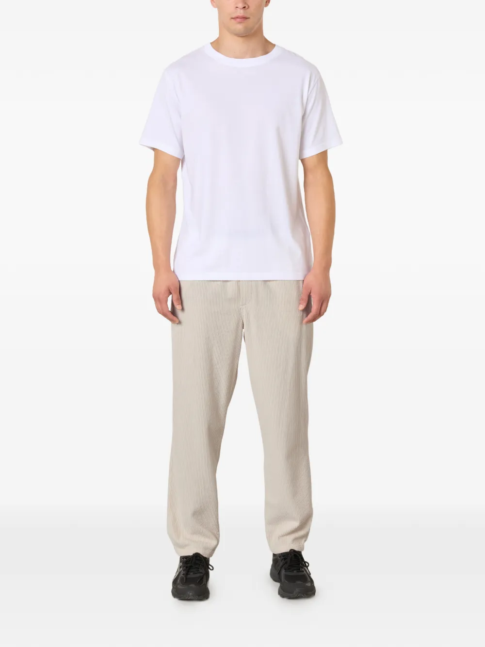 American Vintage straight corduroy trousers - Beige