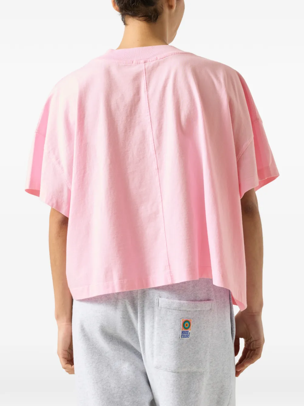 American Vintage T-shirt met ronde hals Roze