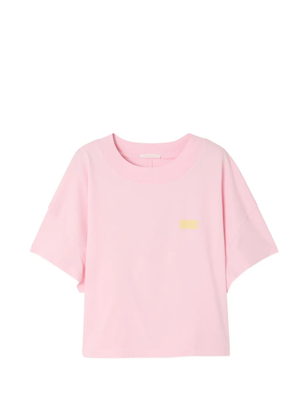 American Vintage short-sleeve crew-neck T-shirt - Rosa