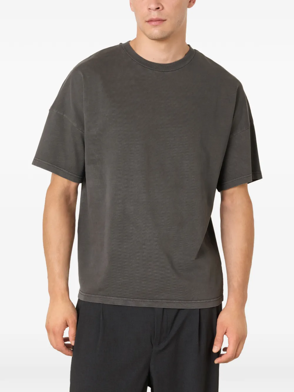 American Vintage T-shirt met ronde hals Grijs