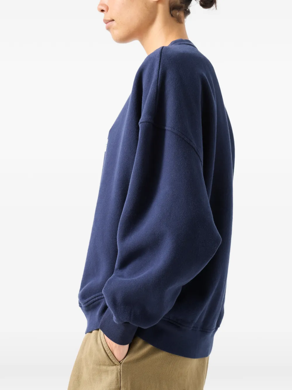 American Vintage Plizzy sweater met lange mouwen Blauw