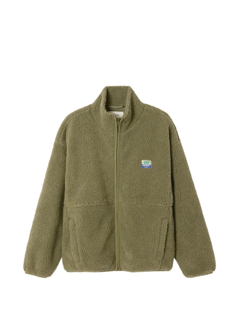 American Vintage Hoktown zip-up jacket - Verde