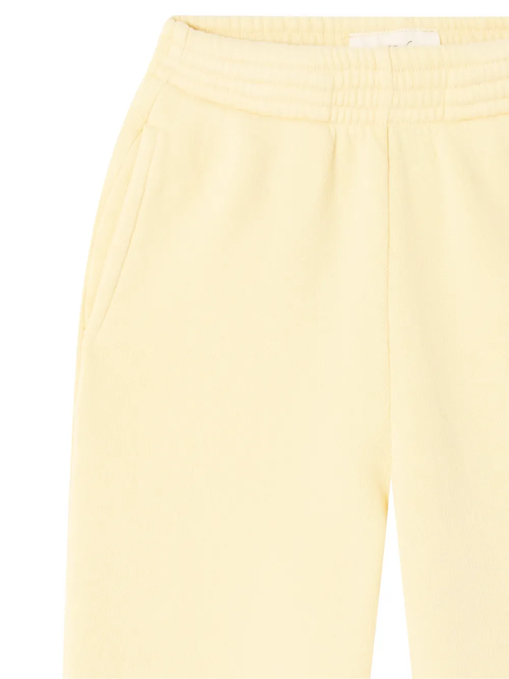 American Vintage Kids Izubird elastische trainingsbroek met logo Geel