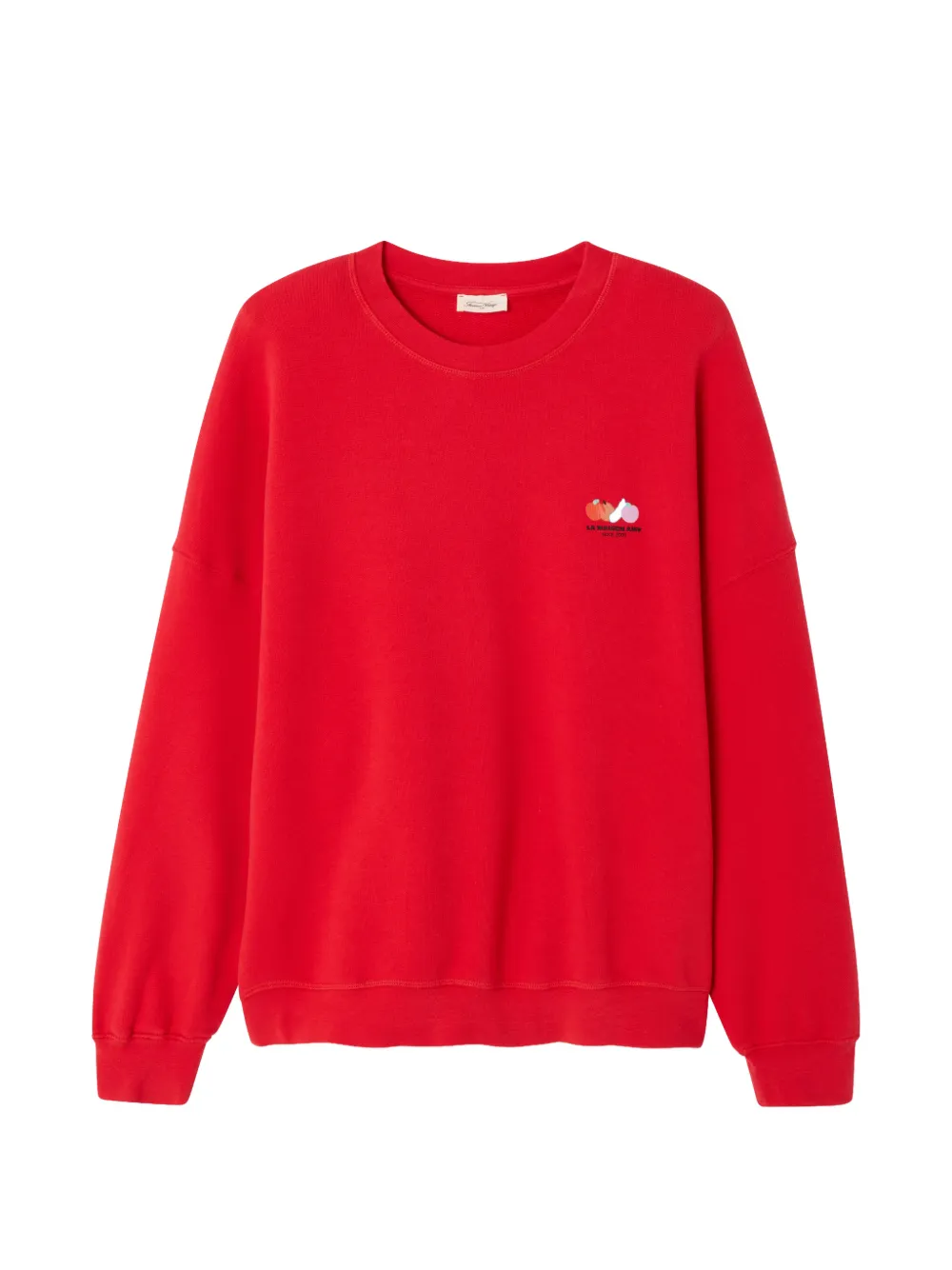 American Vintage long-sleeve crew-neck sweatshirt - Rosso