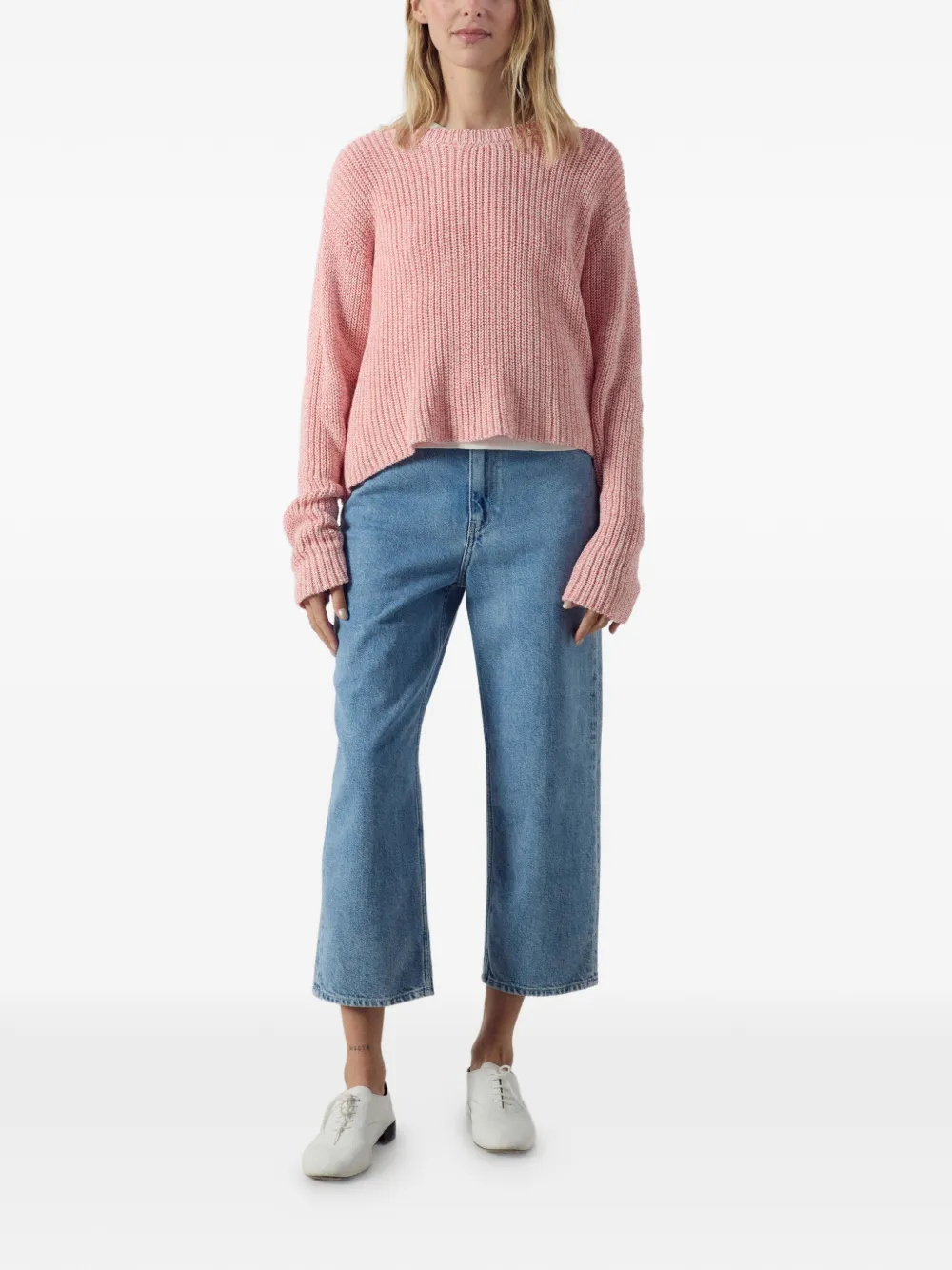 American Vintage Joybird cropped jeans Blauw