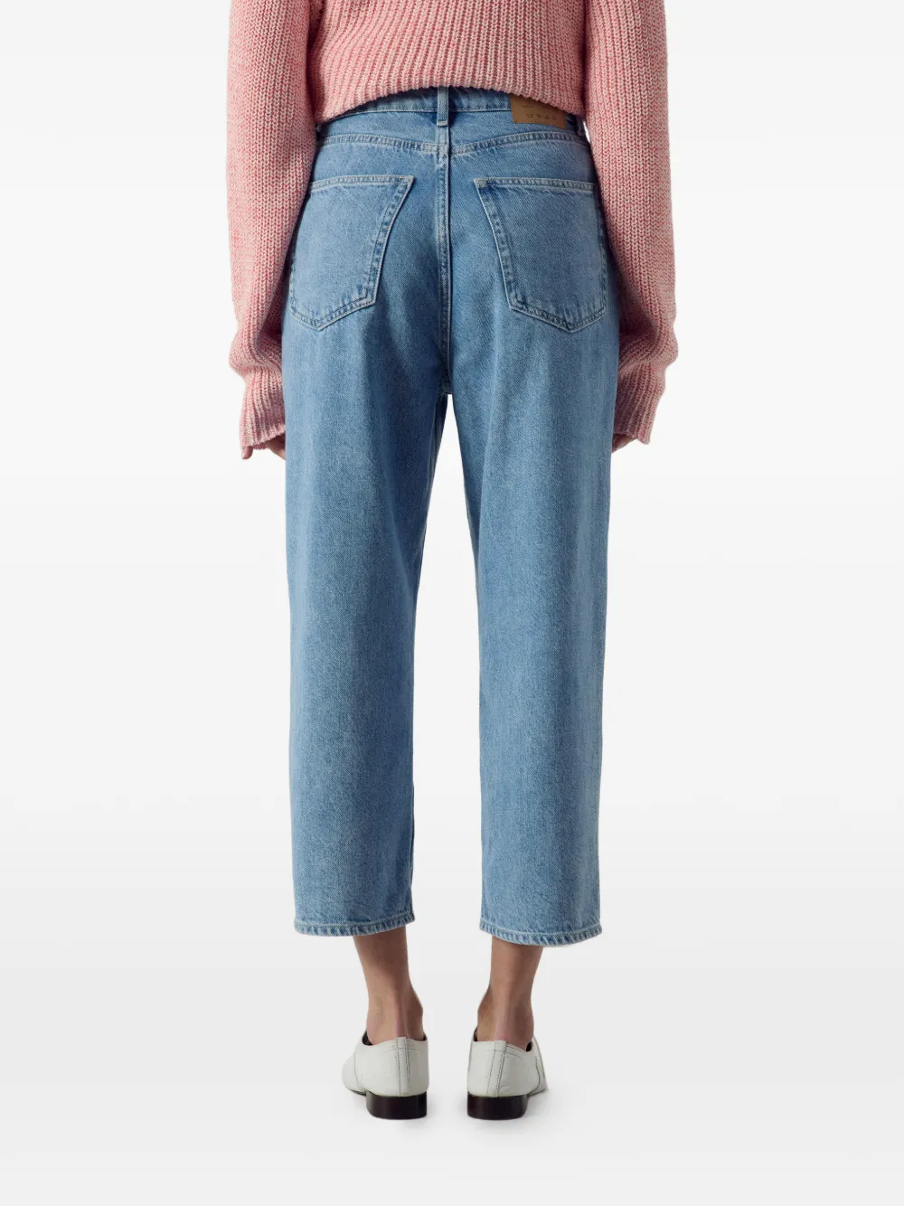 American Vintage Joybird cropped jeans Blauw