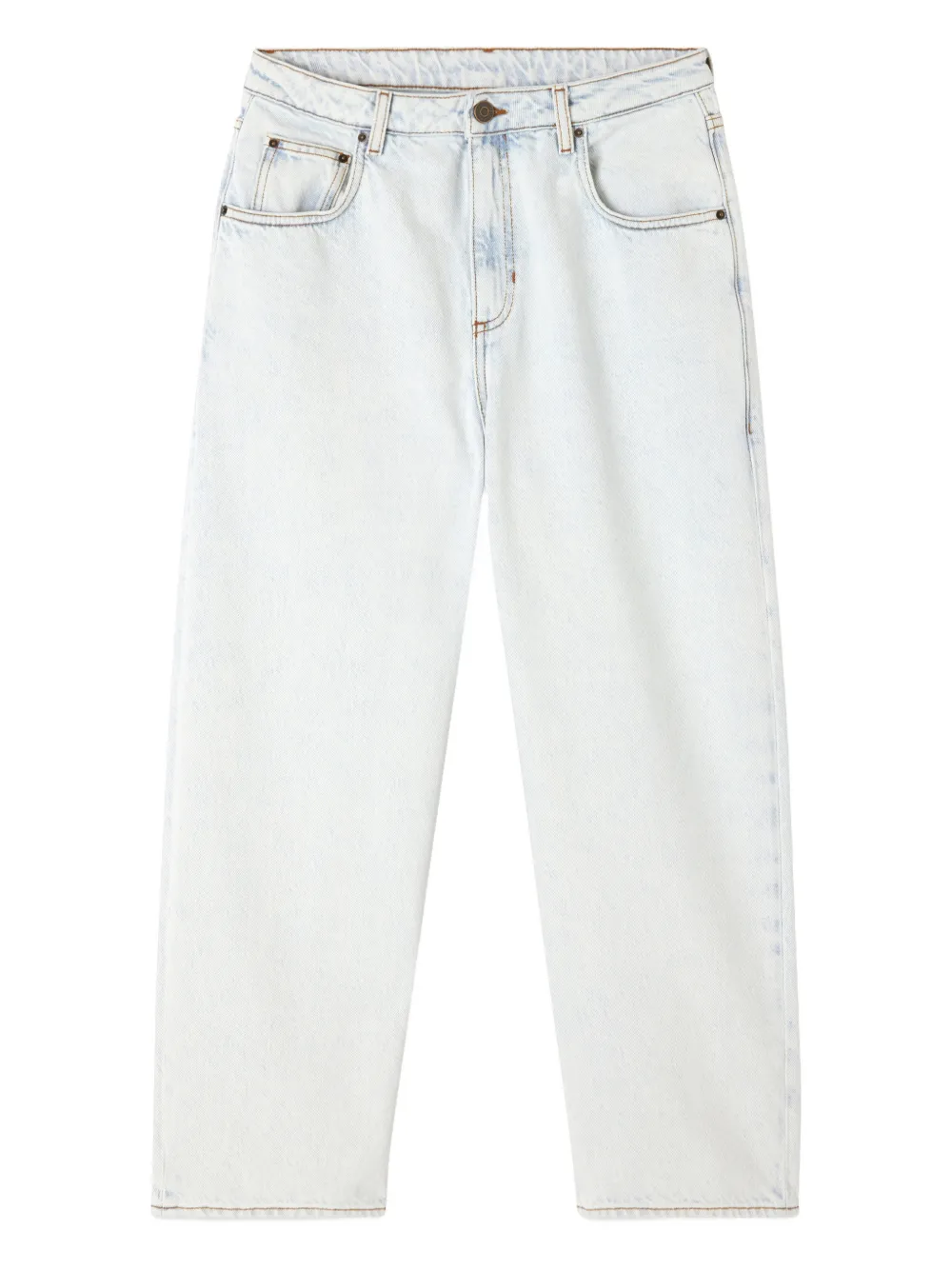 American Vintage Tief sitzende Joybird Boyfriend-Jeans - Blau