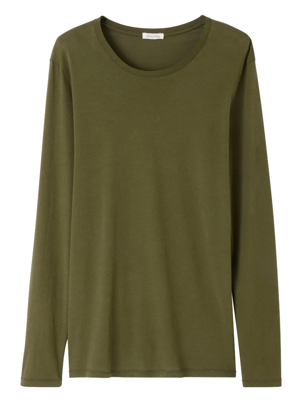 American Vintage Decatur long-sleeve T-shirt - Verde