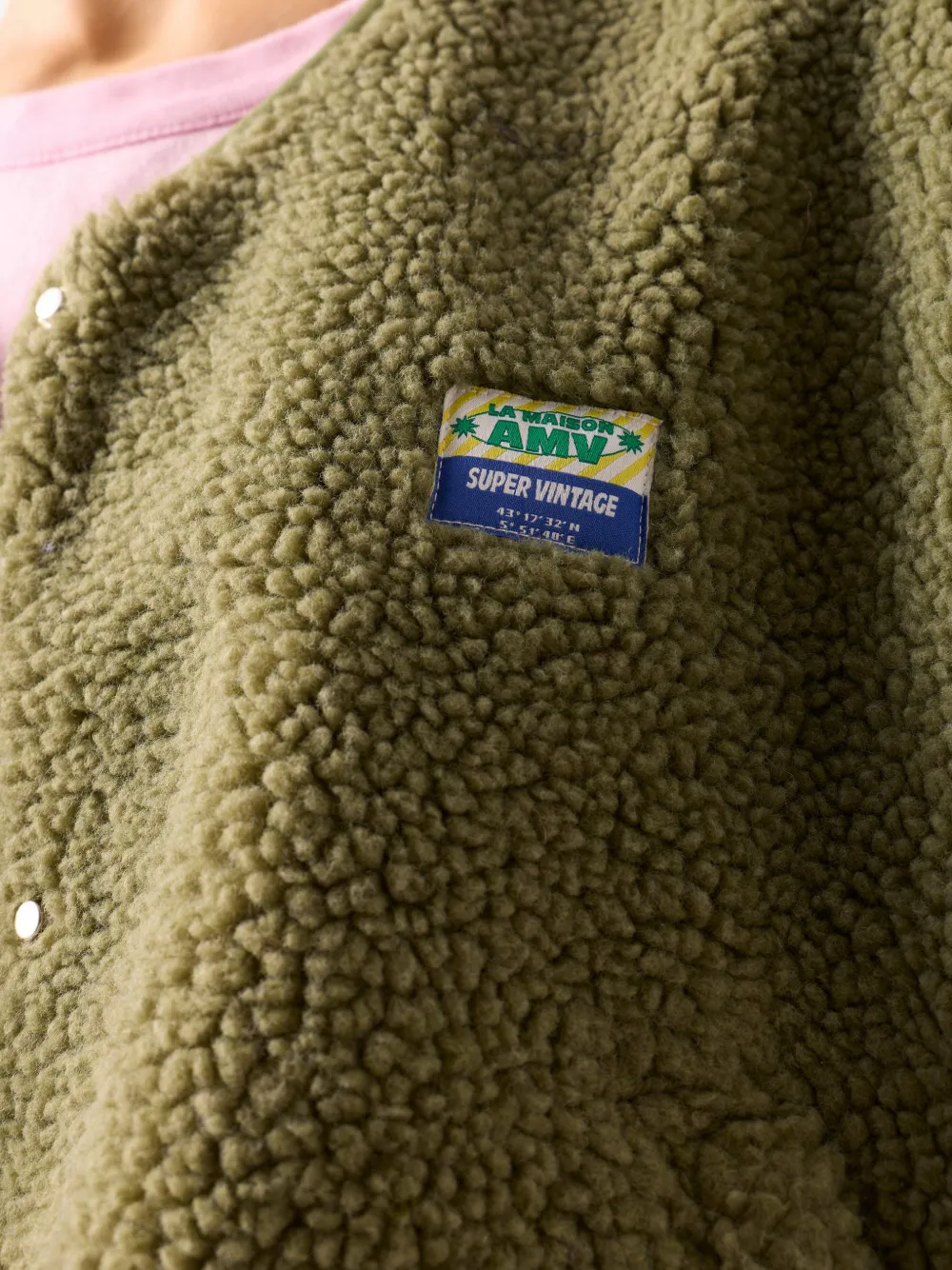 American Vintage Bodywarmer met logopatch Groen