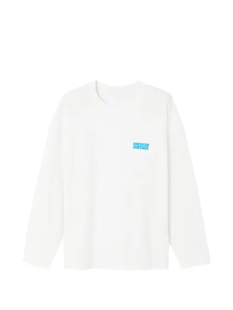 American Vintage Gixy long-sleeve round-neck T-shirt