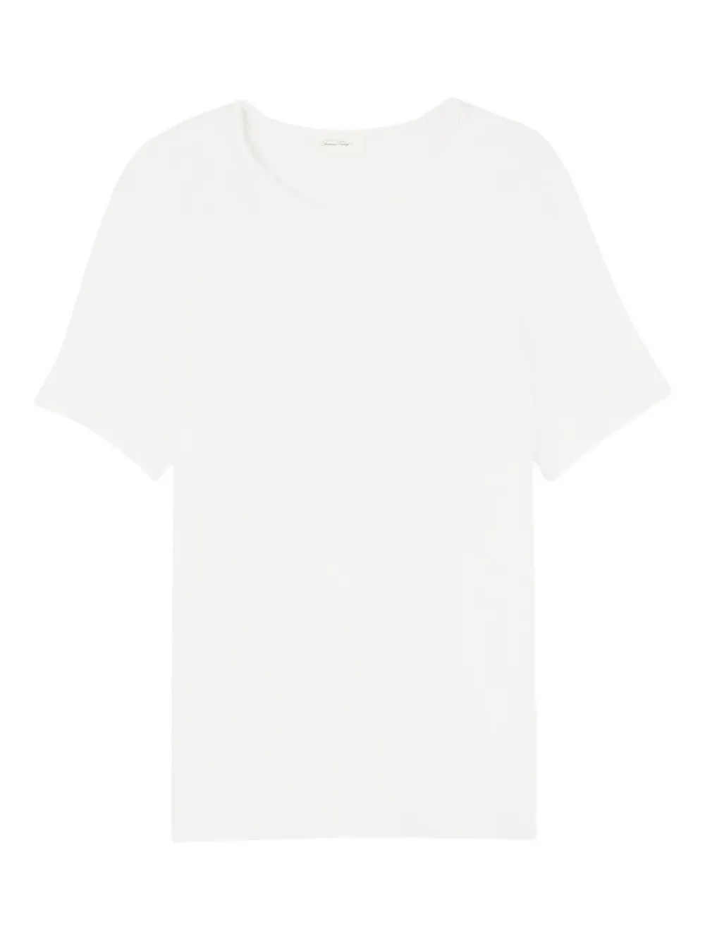 American Vintage Sonoma raw-edge T-shirt - Bianco