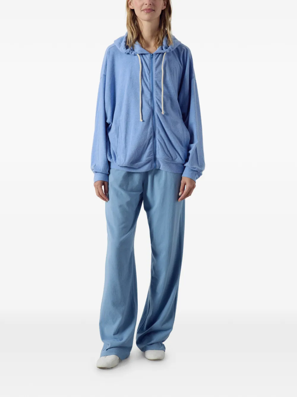 American Vintage Hoodie met trekkoord Blauw