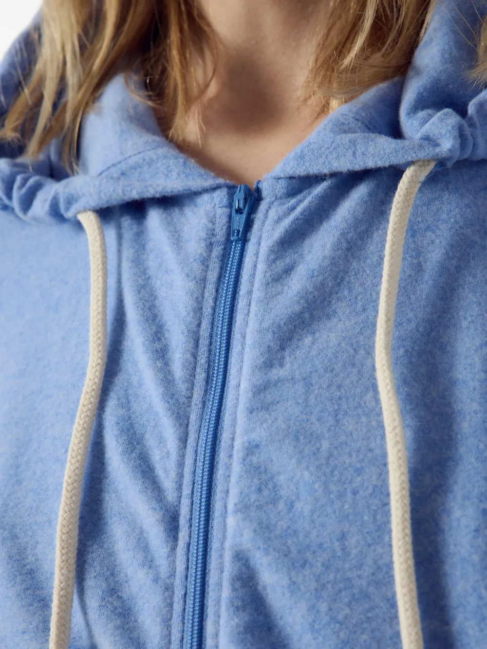 American Vintage Hoodie met trekkoord Blauw