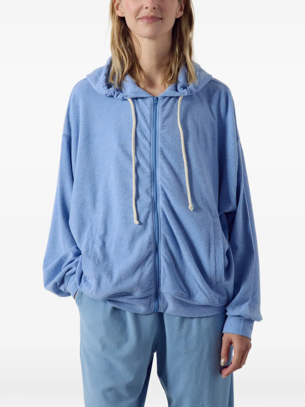 American Vintage Hoodie met trekkoord Blauw