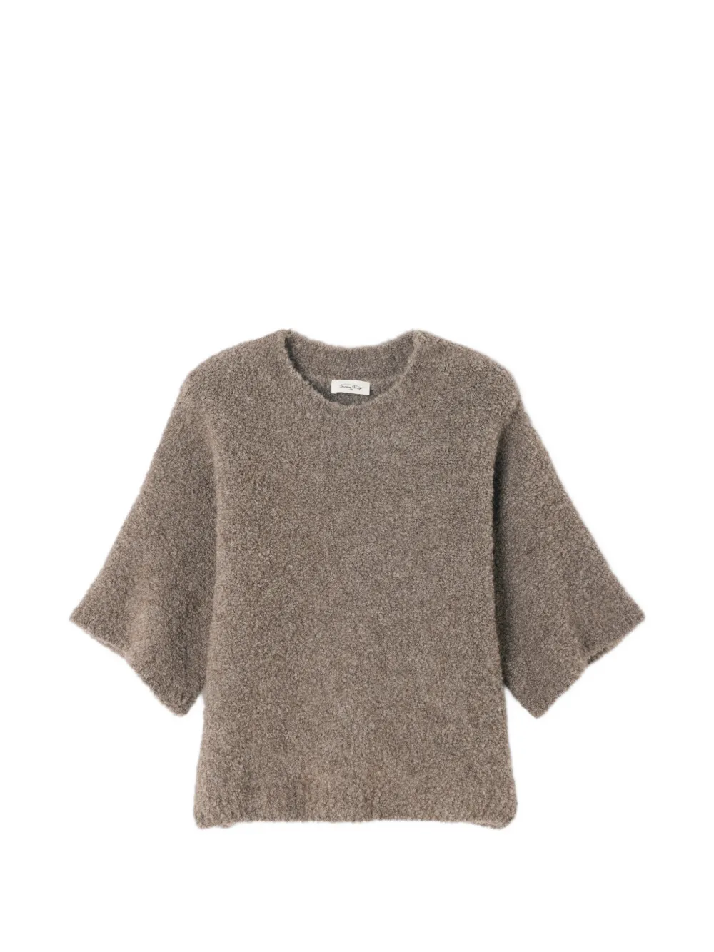 American Vintage Zolly round-neck sweater - Marrone