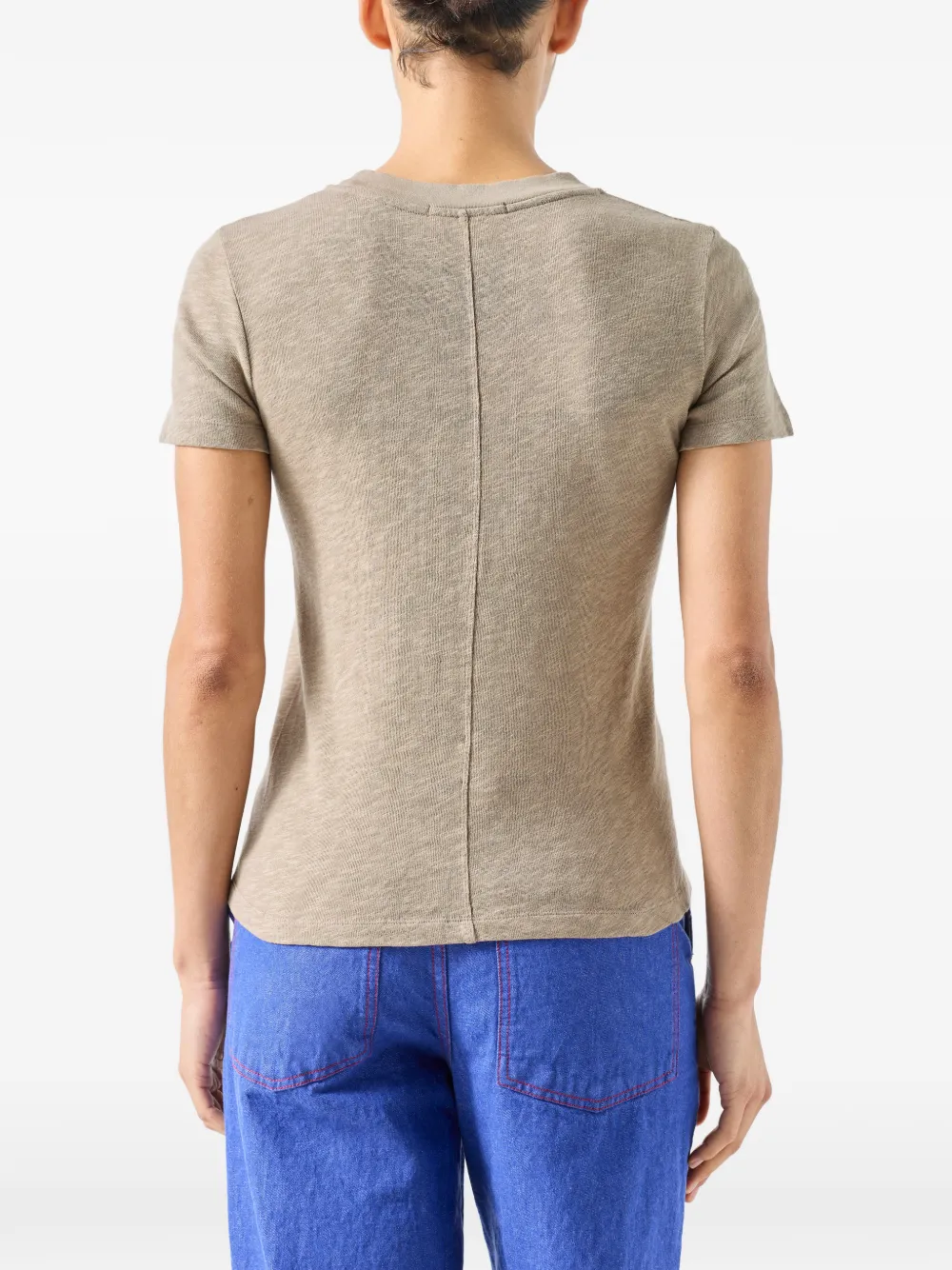 American Vintage Sonoma T-shirt met korte mouwen Beige