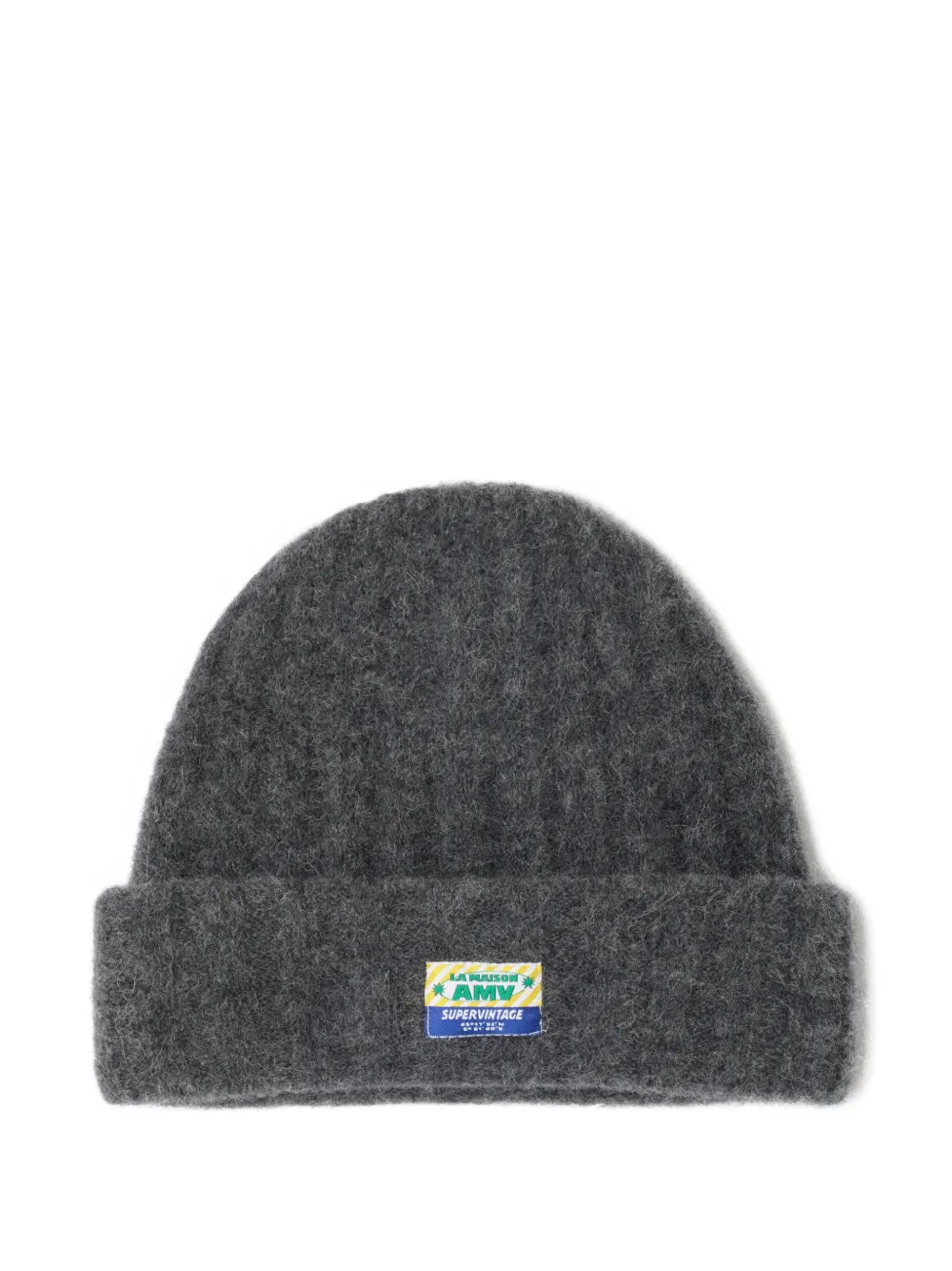 American Vintage Vitow ribbed-knit beanie hat - Grigio