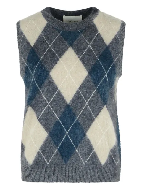 Lisa Yang diamond knit vest