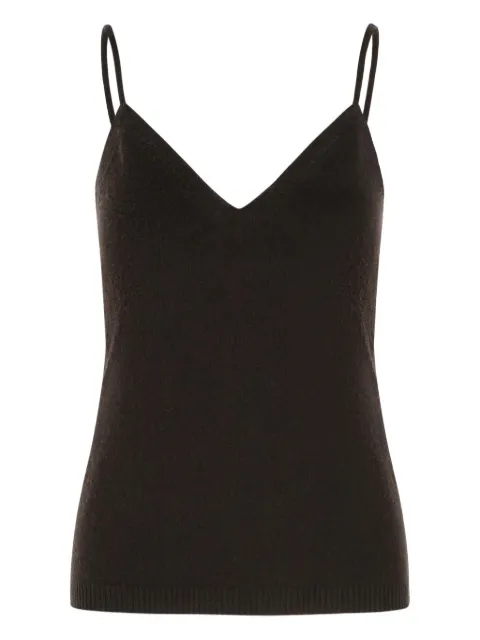 Lisa Yang braided-straps cashmere tank top