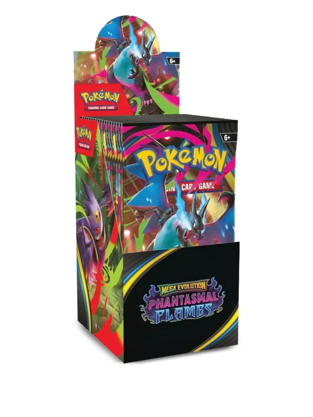 Pokemon Confezione di buste Mega Evolution Phantasmal Flames - Nero