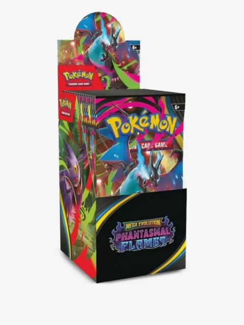 Pokemon mega evolution phantasmal flames booster box