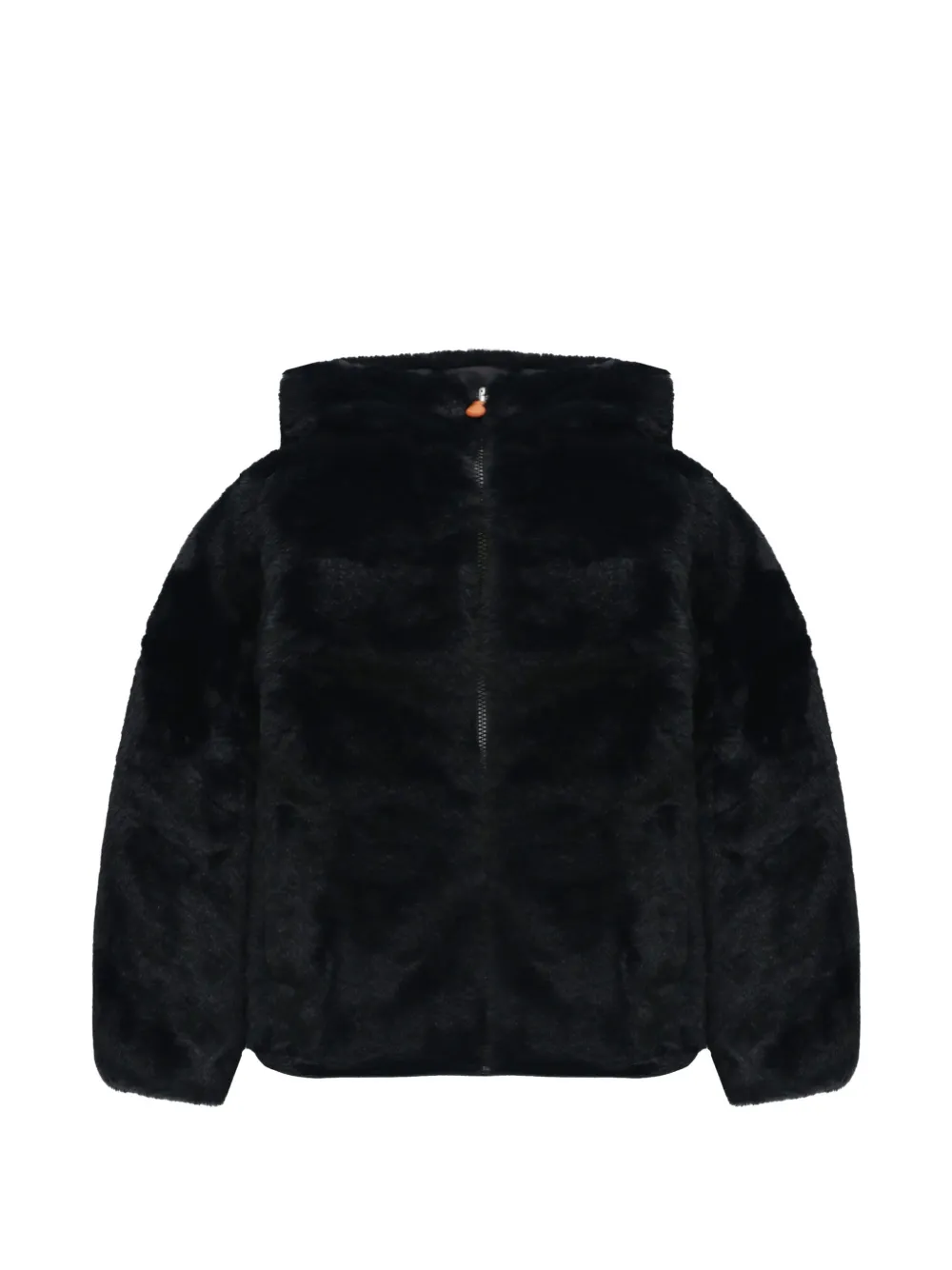 Save The Duck Kids Chloe hooded zipped jacket - Nero