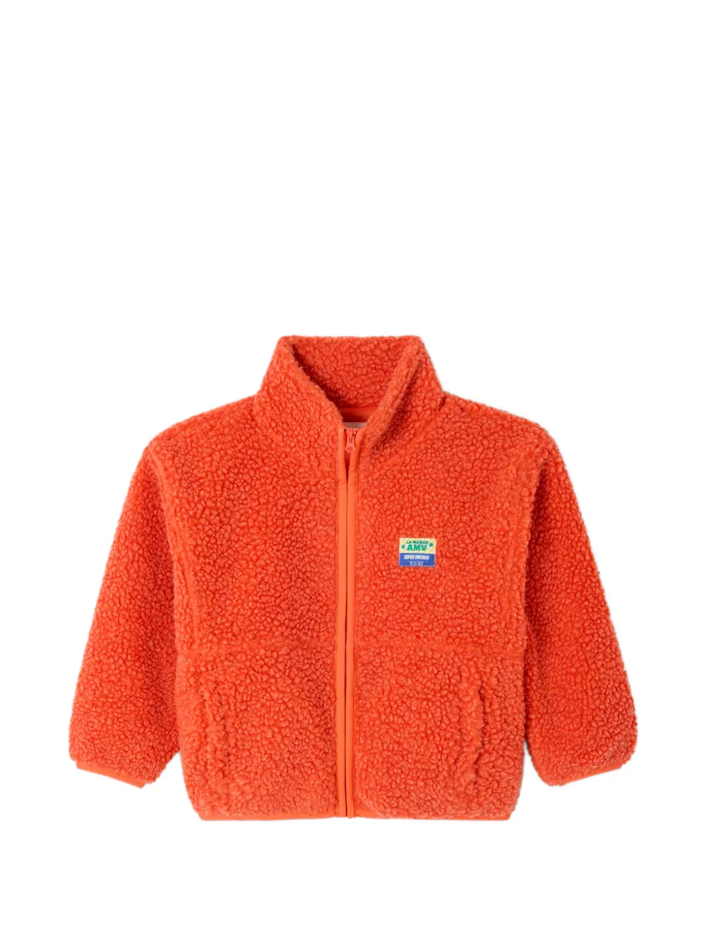 American Vintage Kids Hoktown fleece jacket - Arancione