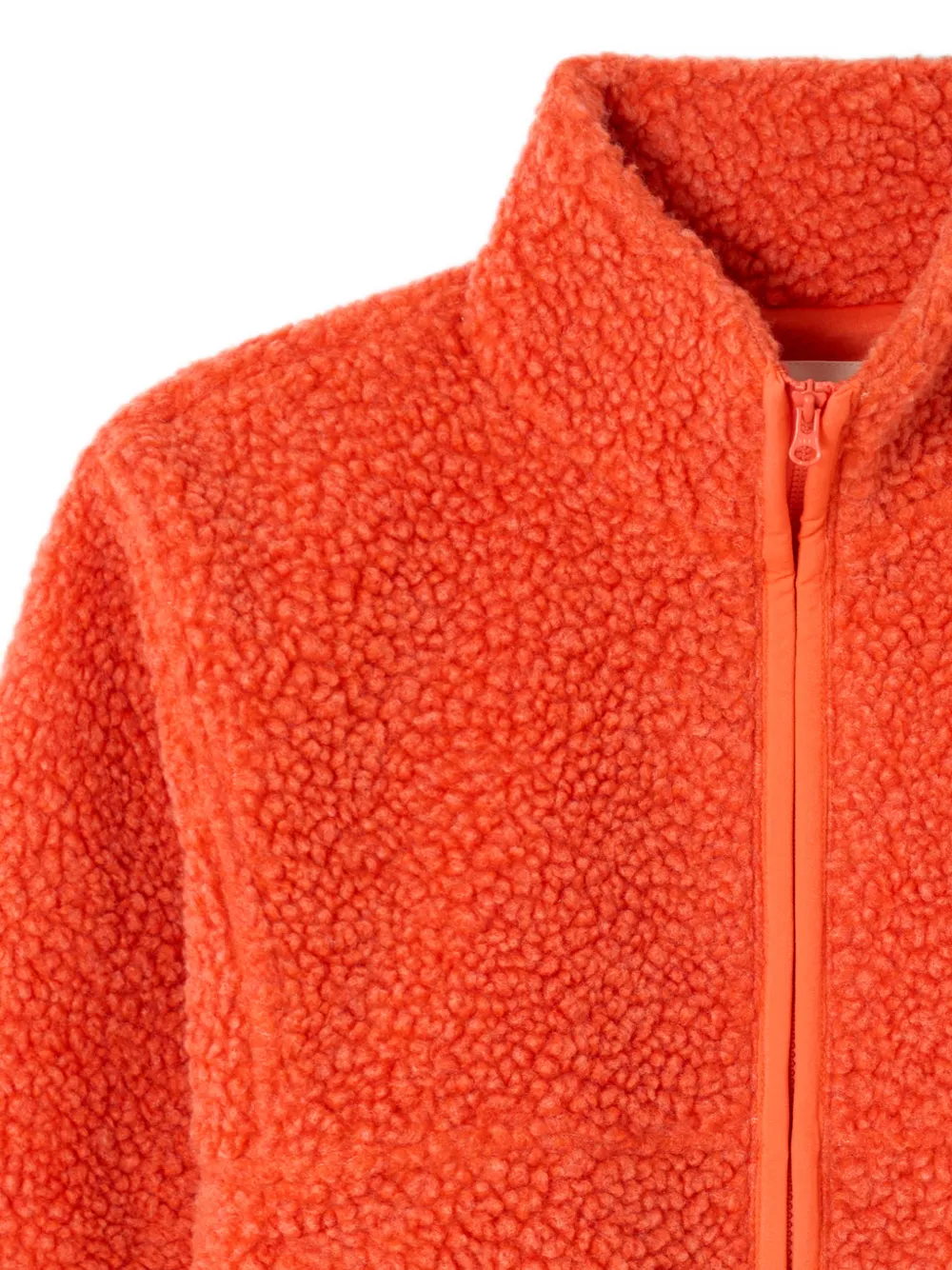 American Vintage Kids Hoktown fleece jack Oranje