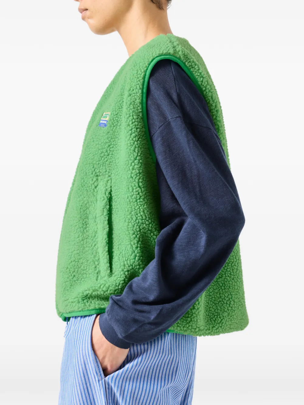 American Vintage Hoktown gilet met zak Groen