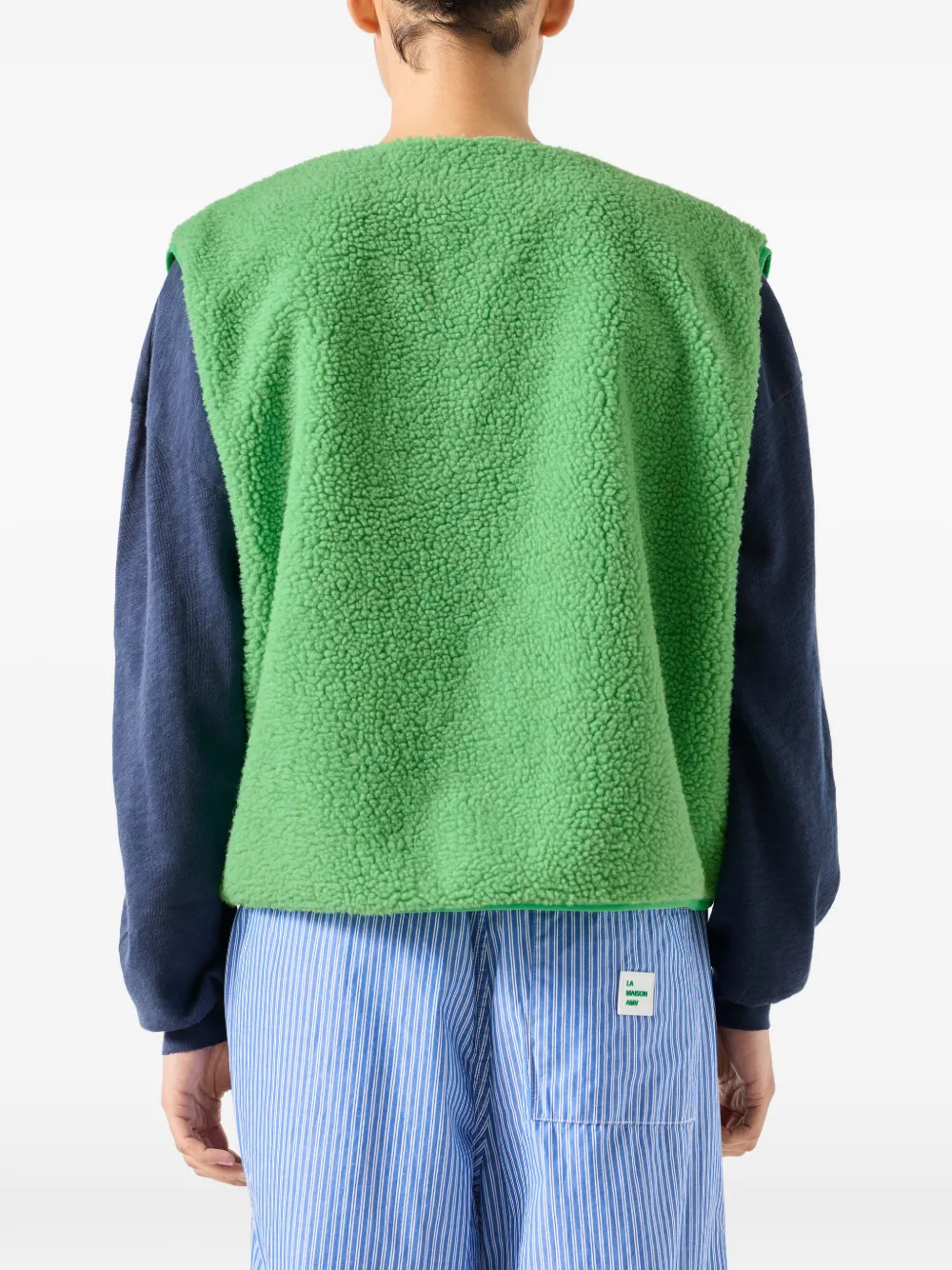 American Vintage Hoktown gilet met zak Groen