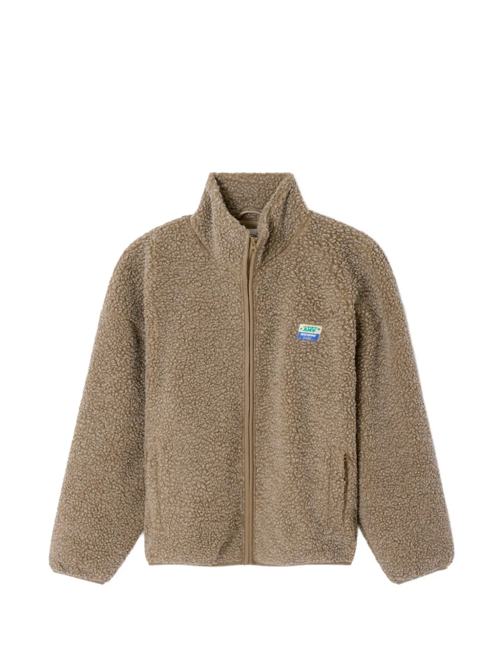 American Vintage Hoktown zip-fastening jacket - Marrone