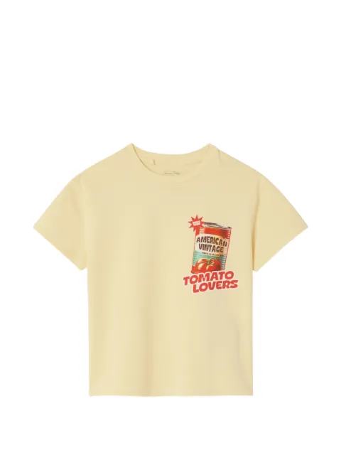 American Vintage Kids Fizvalley 印花圆领T恤