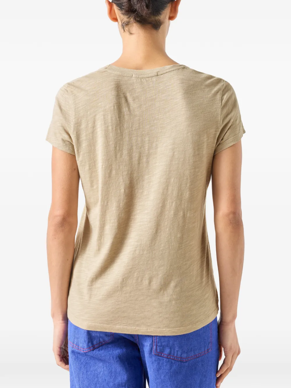 American Vintage Jacksonville T-shirt met korte mouwen Beige