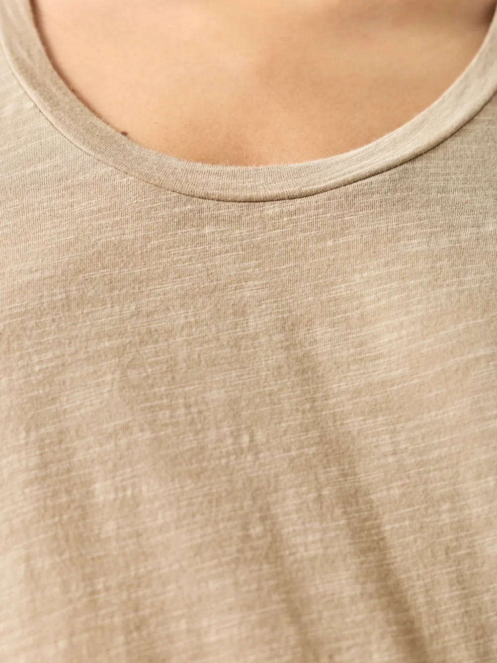 American Vintage Jacksonville T-shirt met korte mouwen Beige