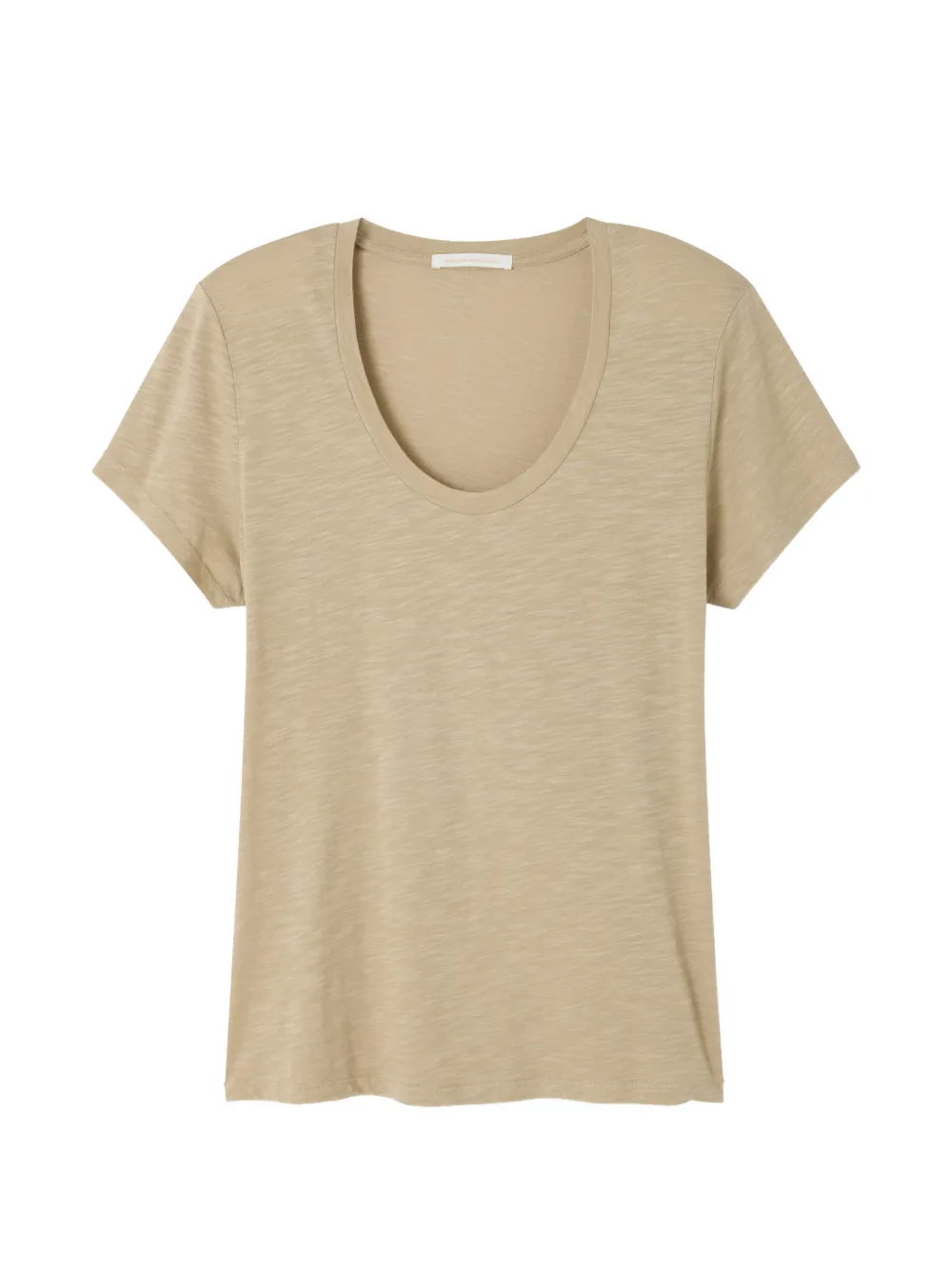American Vintage Jacksonville T-shirt met korte mouwen Beige