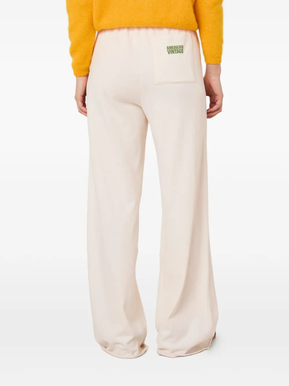American Vintage Trainingsbroek met trekkoord Beige