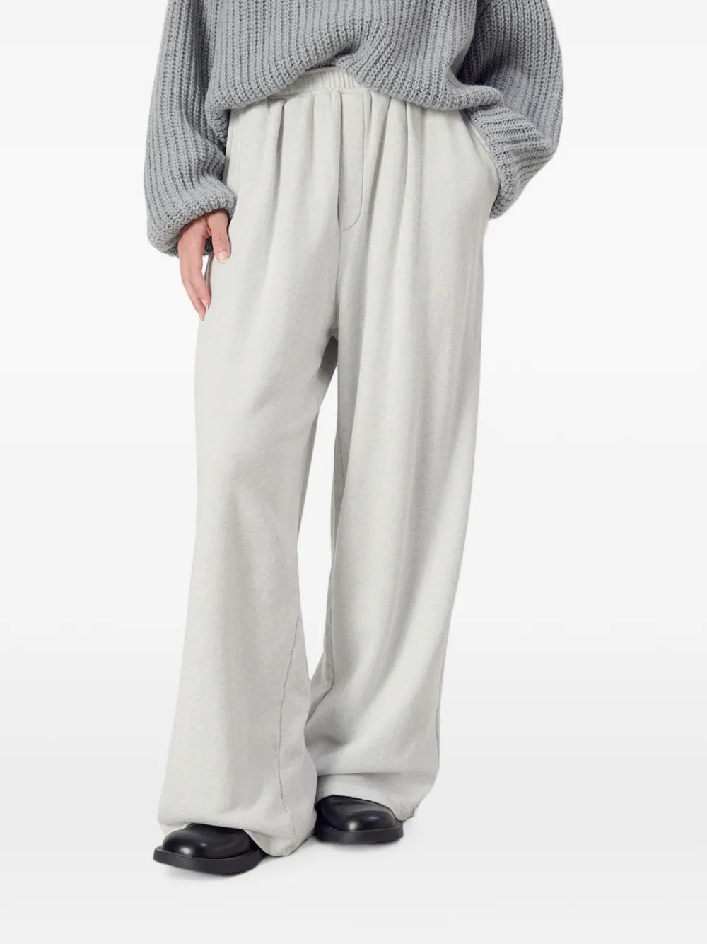 American Vintage Ruimvallende trainingsbroek Beige