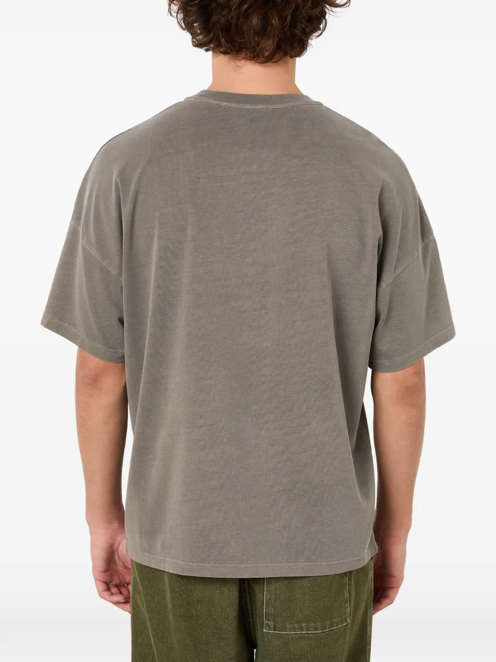 American Vintage T-shirt met ronde hals Grijs