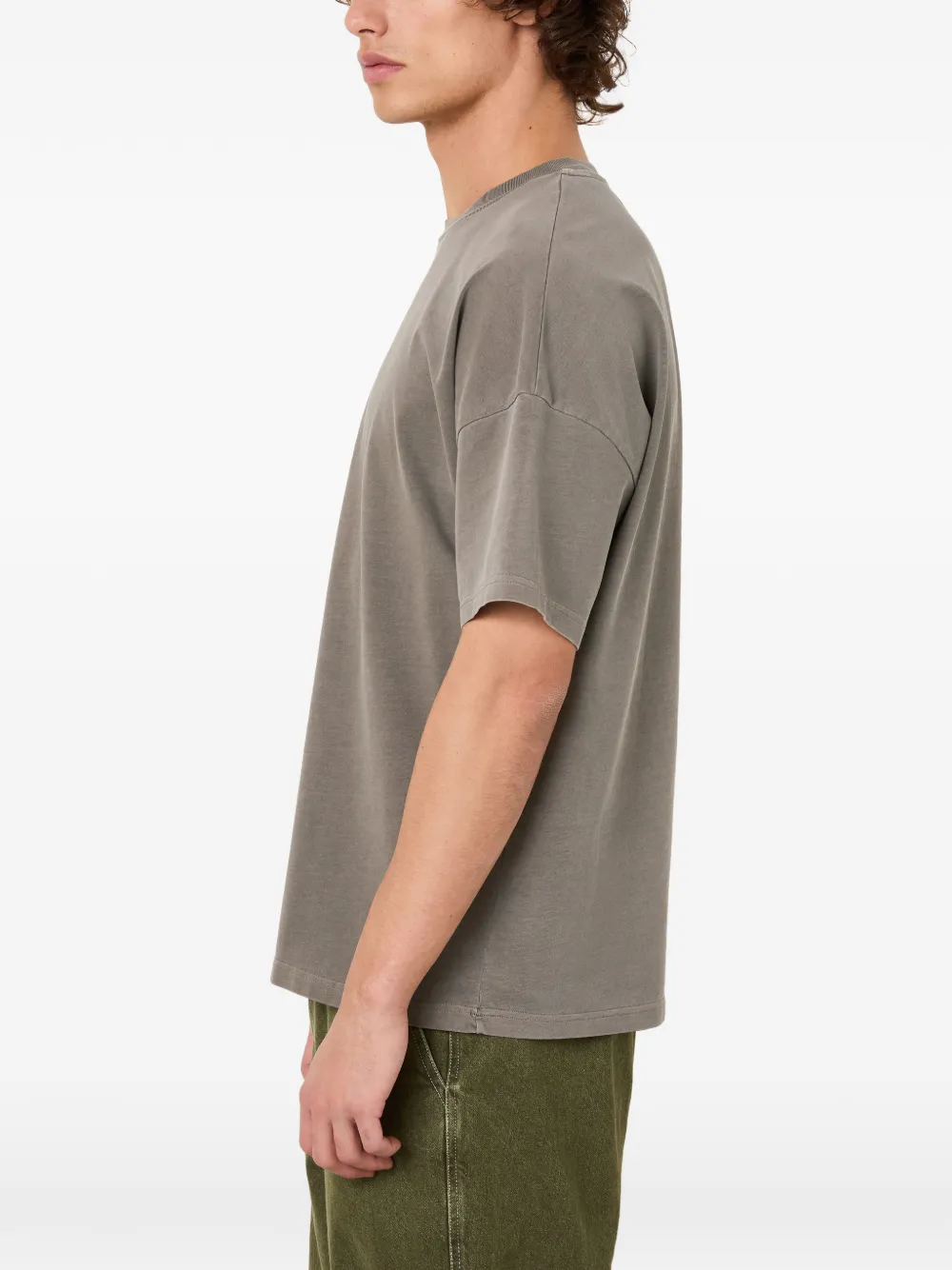 American Vintage T-shirt met ronde hals Grijs