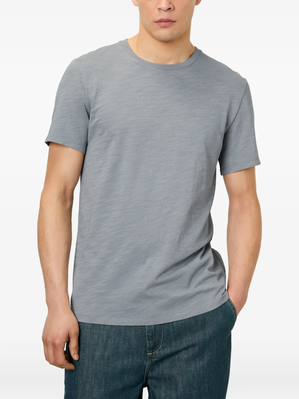 American Vintage T-shirt met ronde hals Grijs