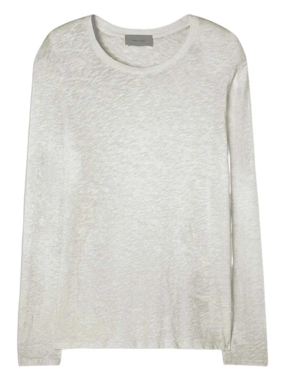 American Vintage Bysapick long-sleeve T-shirt - Bianco