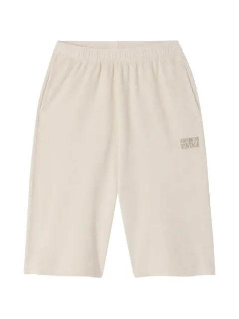 American Vintage Fuxow elasticated bermuda cotton shorts