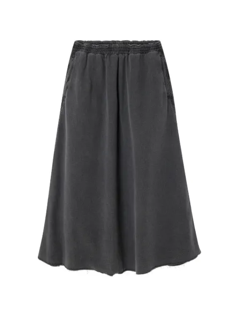 American Vintage Jazy elasticated A-line cotton midi skirt