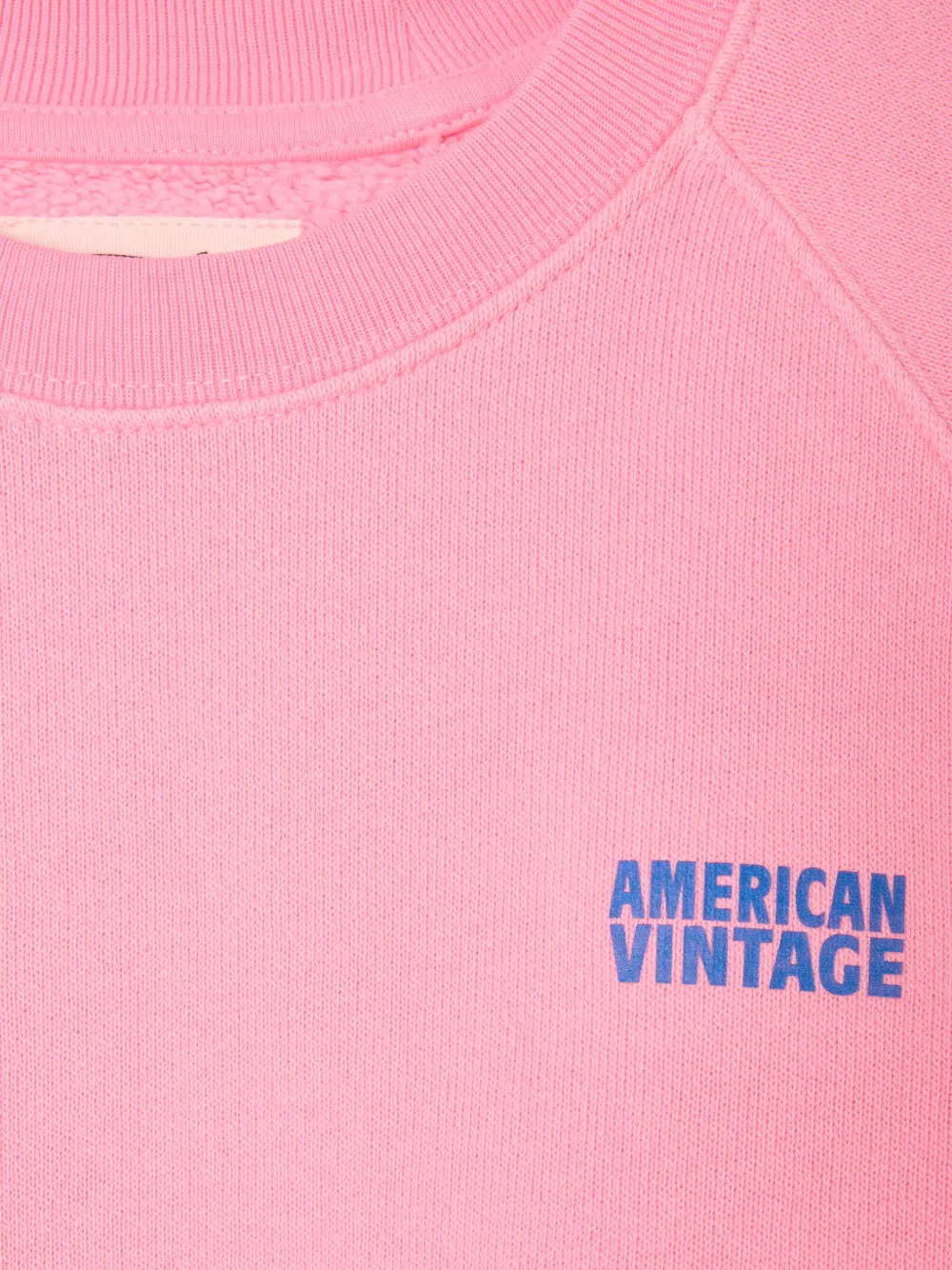 American Vintage Kids Sweater met ronde hals Roze