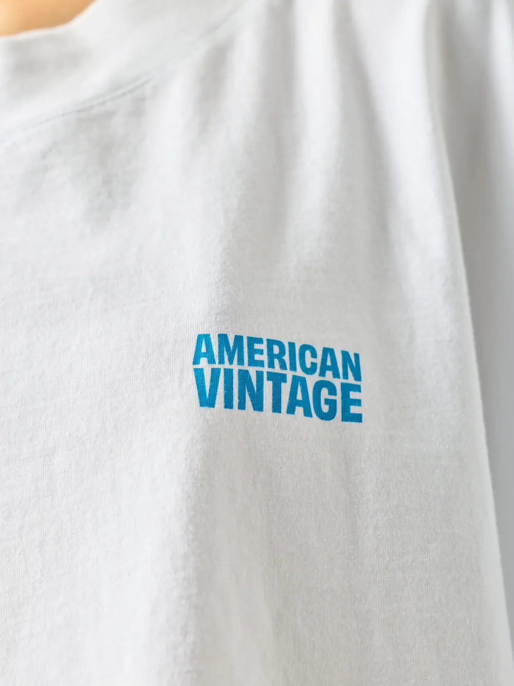 American Vintage Gixy T-shirt met ronde hals Wit