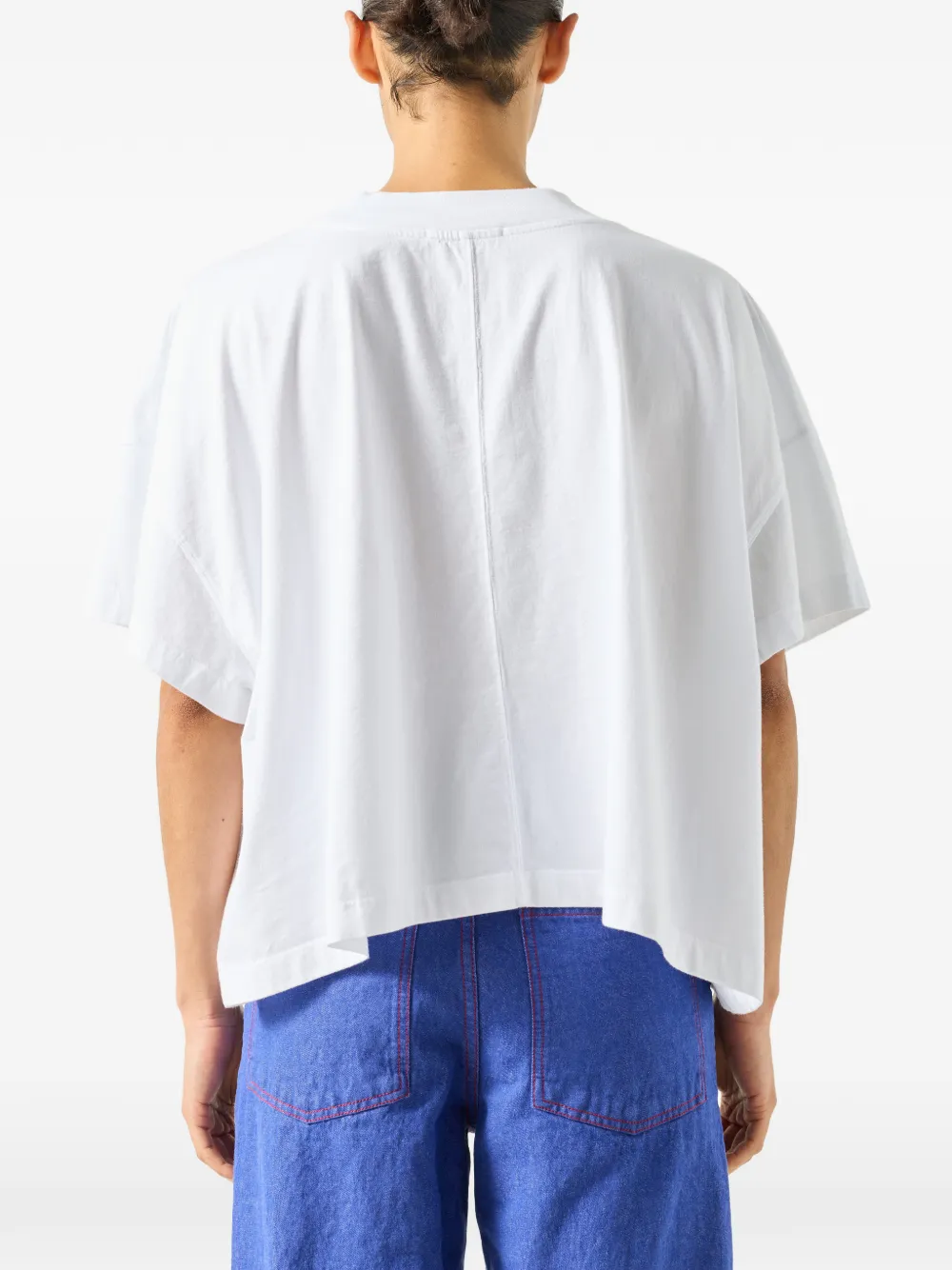 American Vintage Gixy T-shirt met ronde hals Wit