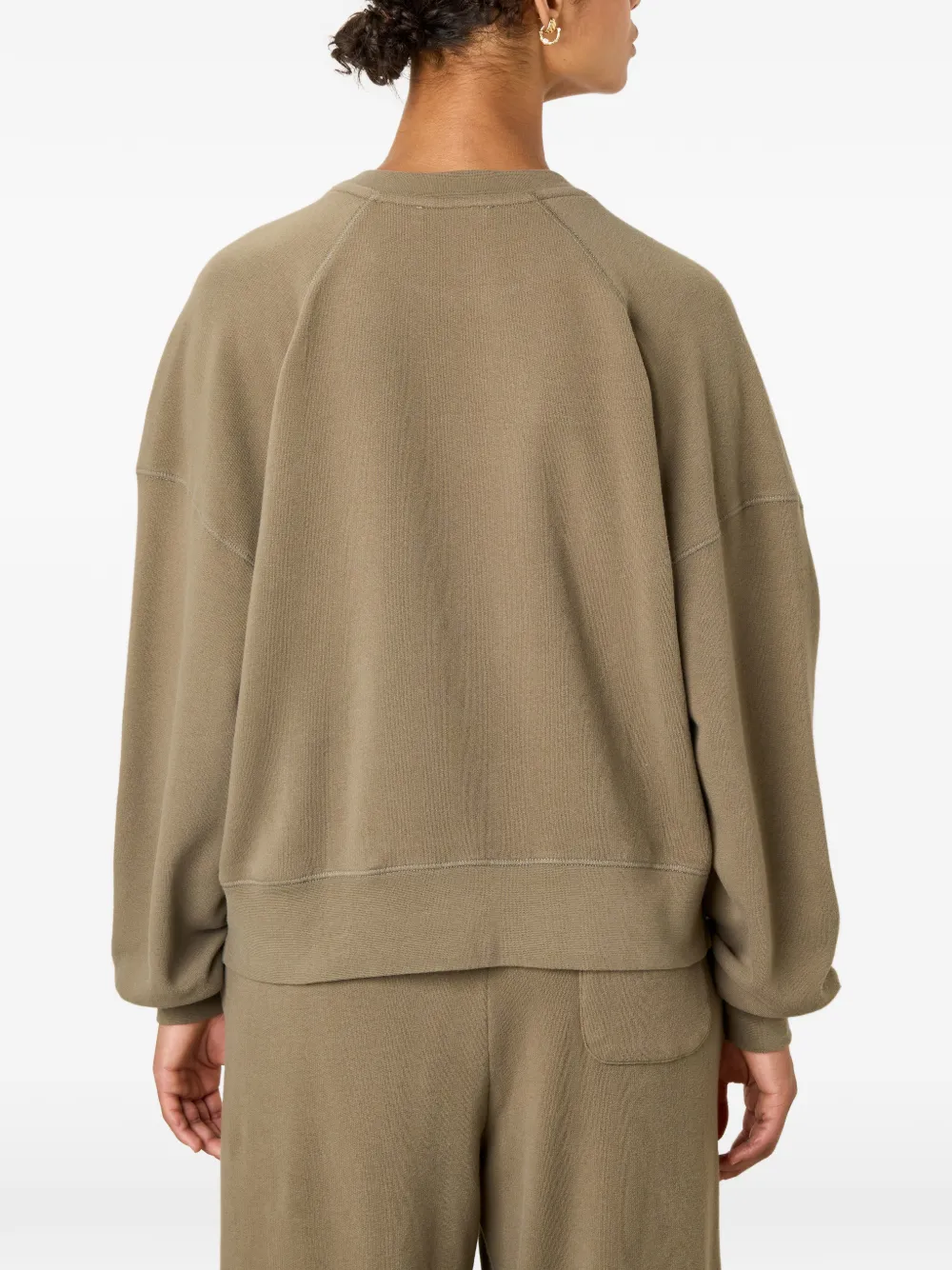American Vintage Atubay sweater met ronde hals Groen