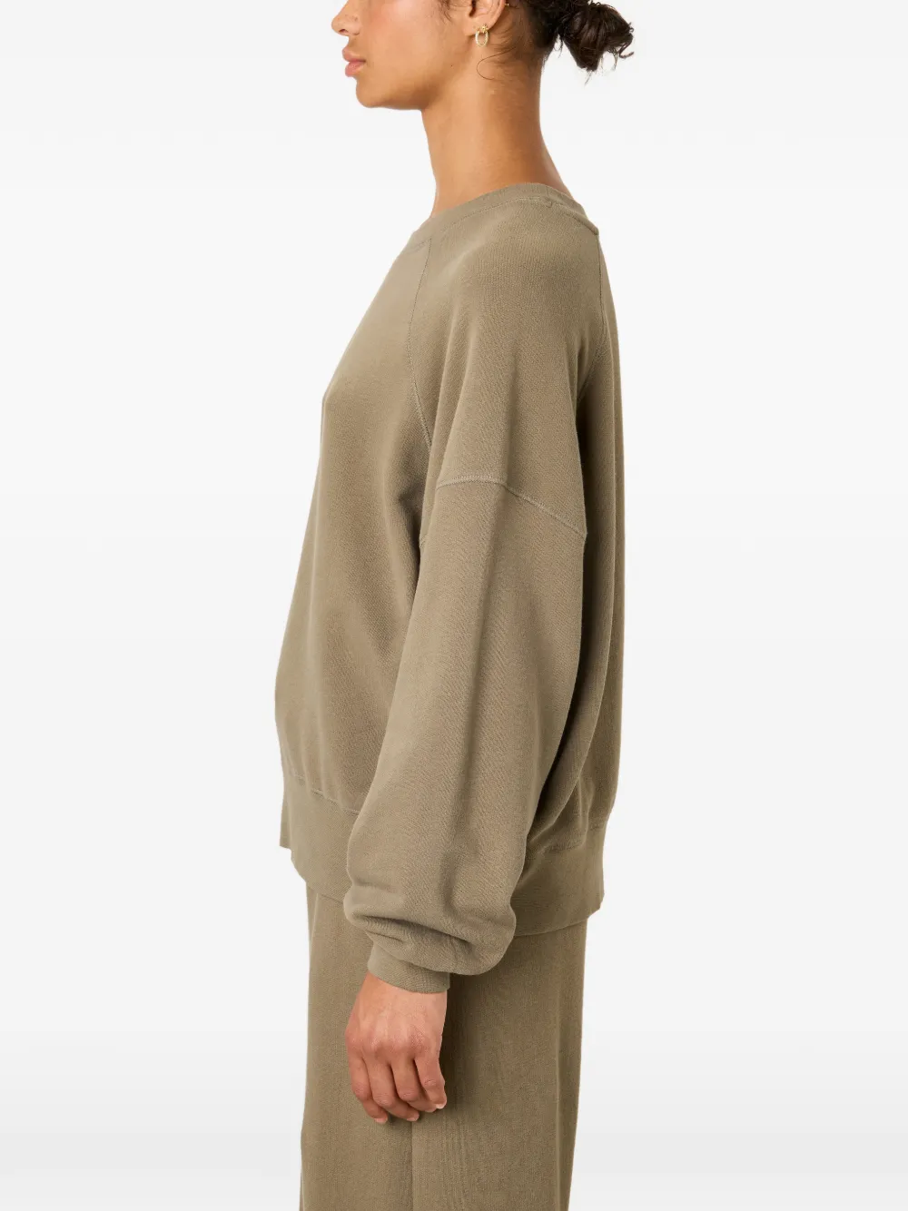 American Vintage Atubay sweater met ronde hals Groen